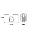Rodamiento Nylon 3M