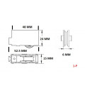 RODAMIENTO NYLON MOD 1M 2UDS