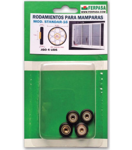 Rodamientos de Mampara Mod. Stan 16 (4 Uds.)
