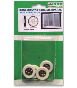 Rodamientos de Mampara Mod. Stan 26 (4 Uds.)