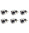 Cerradura de ventanas correderas Blanco PACK 2 - LLAVES IGUALES