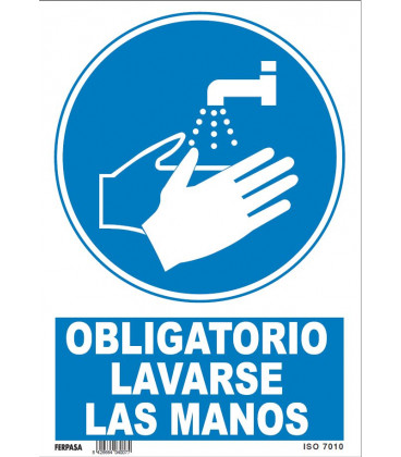 Cartel Distancia seguridad 1m