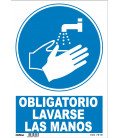 Cartel Distancia seguridad 1m