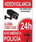 Señal Adhesiva Zona Videovigilada