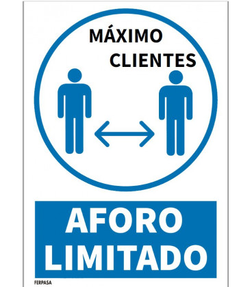 Cartel obligatorio control temperatura