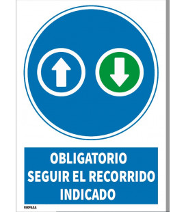 Cartel obligatorio control temperatura