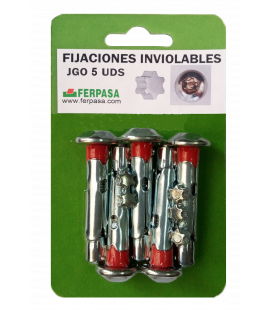 FIJACIONES INVIOLABLES PACK 5