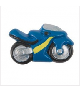 Pomo Tirador Moto Azul