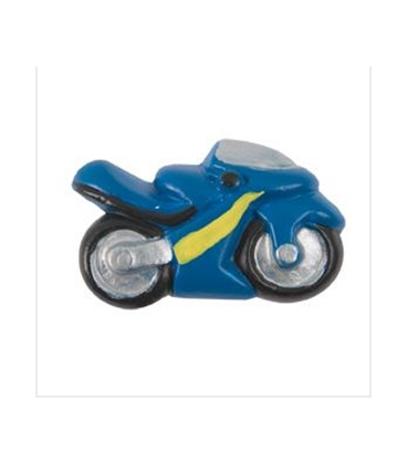 Pomo Tirador Moto Azul