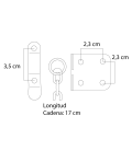 Cadena de seguridad Mod Ring Cromo