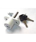 Cerradura de ventanas correderas Blanco PACK 2 - LLAVES IGUALES