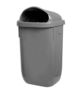PAPELERA PLASTICO 50 LT VERDE