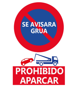 CARTEL PROHIBIDO APARCAR