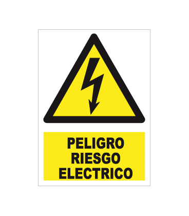 CARTEL RIESGO ELECTRICO