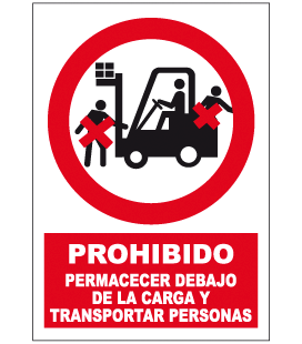 CARTEL ADHESIVO PROHIBICION