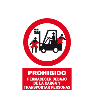 CARTEL ADHESIVO PROHIBICION