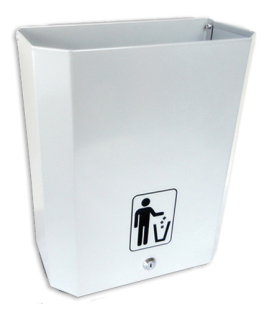 PAPELERA EXAGONAL CON CERRADURA