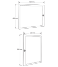 Tablon de Anuncios Acero Termolacado